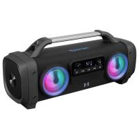 MIKADO SH03 SPARTAN Led Işıklı BT/TF/USB/AUX/FM/MIC Grişli Speaker Hoparlör - 1